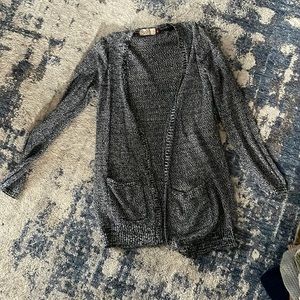 small grey cardigan